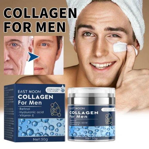 Men's Facial Cleanser Fade Acne Marks Cleanses Closure Blackheads Gentle Hydrating Moisturize Lotion Anti-Wrinkle Collagen Cream