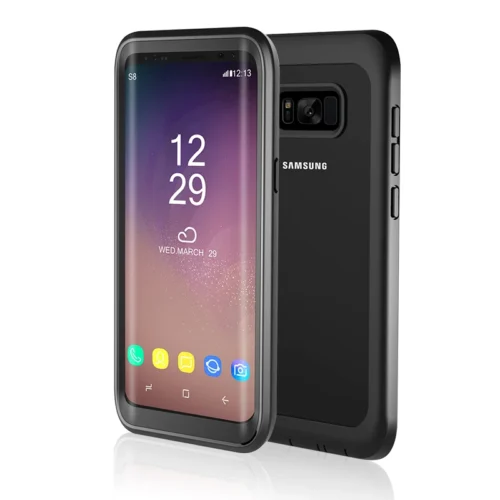 Shockproof Case For Samsung Galaxy S8 S9Plus S10 S10e S20 S20ultra Kickstand Transparent Clear Back Cover Screen Full Protector