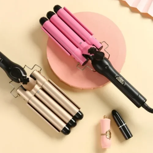 Electric Curling Stick Egg Roll Korean Style Water Ripple Perm Three-tube Curling Iron Wave Waver Styling Tools Hair Styler Wand