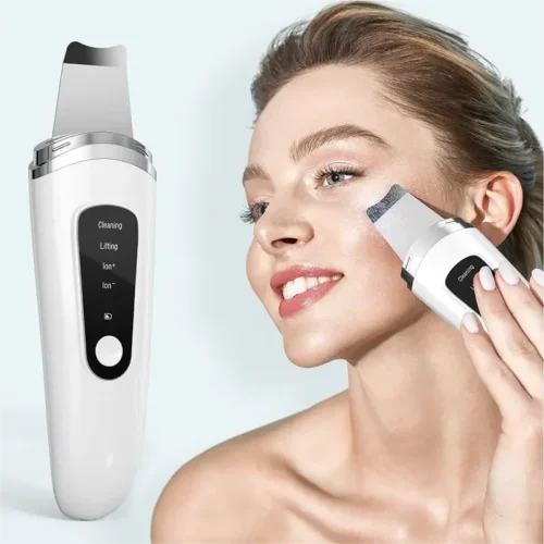 Skin Scrubber Face Spatula Facial Skin Exfoliator Scraper and Blackhead Remover Pore Cleaner with Face Lifting Deep Cleansing