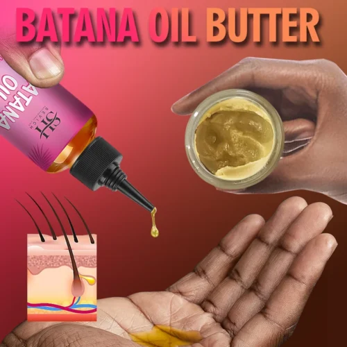 100% Pure Batana Oil From Honduras Natural Batana Butter For Hair Growth Alopecia Areata Hair Loss Treatment For Men & Women