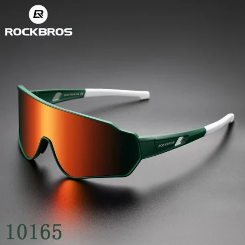 ROCKBROS Polarized Cycling Glasses Clear Bike Glasses Eyewear UV400 Outdoor Sport Sunglasses Men Women Cycling Sunglasses