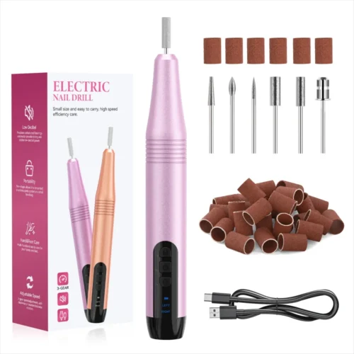 Electric Nail Polisher Drill Bits Professional Nails Grinding Polishing Dead Skin Removal Art Sanding File Pen Manicure Machine