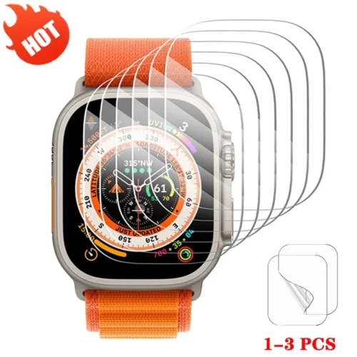 HD Film Screen Protector For Apple Watch ultra 2 49mm 45mm 41mm 44mm 40mm 42mm (Not tempered Glass) iWatch series 9 8 7 SE 6 5 4