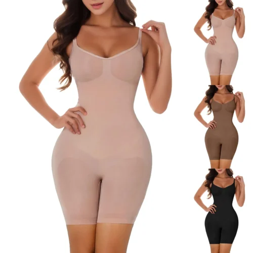 Bodysuit Shapewear Women Full Body Shaper Tummy Control Hip Butt Lifter Corset Thigh Reductive Slimming Waist Trainer Underwear